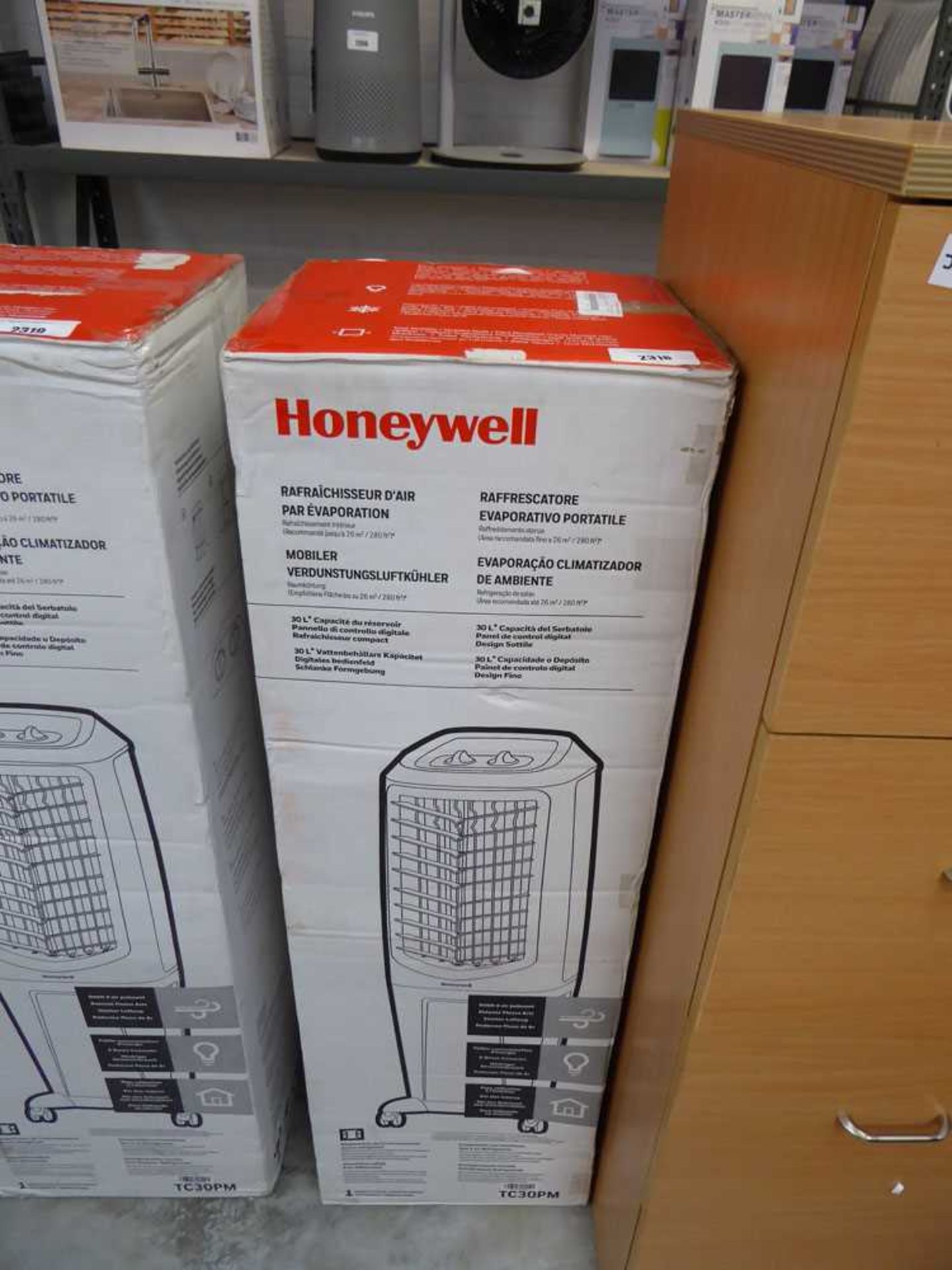 +VAT Boxed Honeywell mobile air cooler