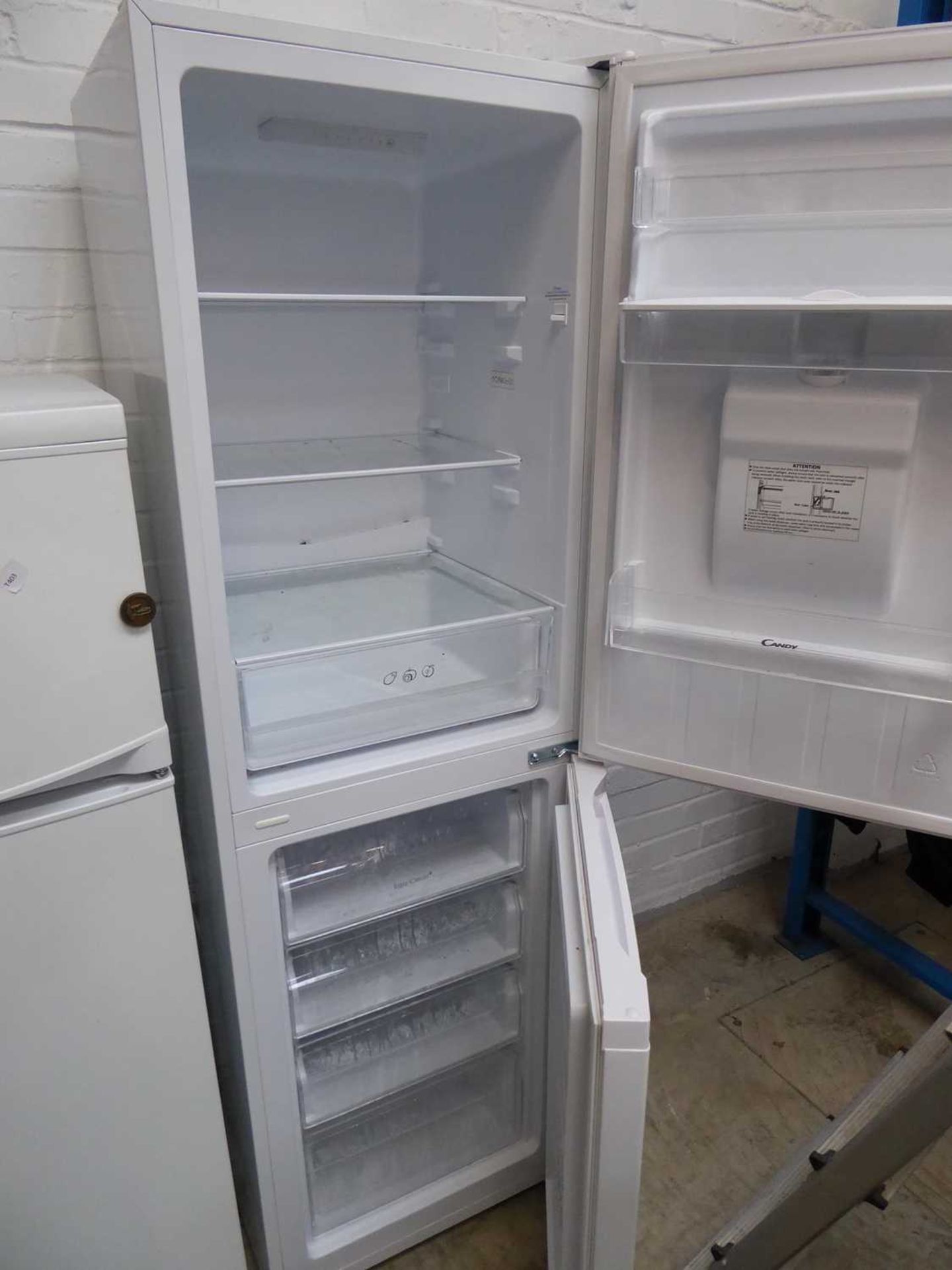 Candy upright fridge freezer with built in water dispenser - Image 2 of 2