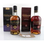 +VAT 2 bottles Speyside Single Malt Scotch Whisky, 1x The GlenAllachie 10 Years Old Limited