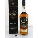 A bottle of Glen Ord 12 year old Northern Highland Single Malt Scotch Whisky with box circa 1990's