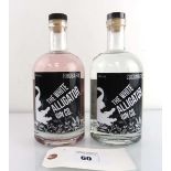 +VAT 2 bottles of The White Alligator Gin Co Cambridgeshire Small Batch Gin, 1x Cucumber & 1x