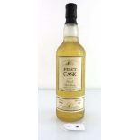 A bottle of Benriach Distillery First Cask 1976 27 year old Single Malt Whisky, Distilled 23/12/