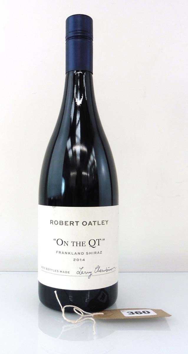 8 bottles of 2014 Robert Oatley "On the QT" Frankland Shiraz Australia