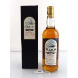 A bottle of The ILEACH Peaty Islay Single Malt Scotch Whisky with box 70cl 40%