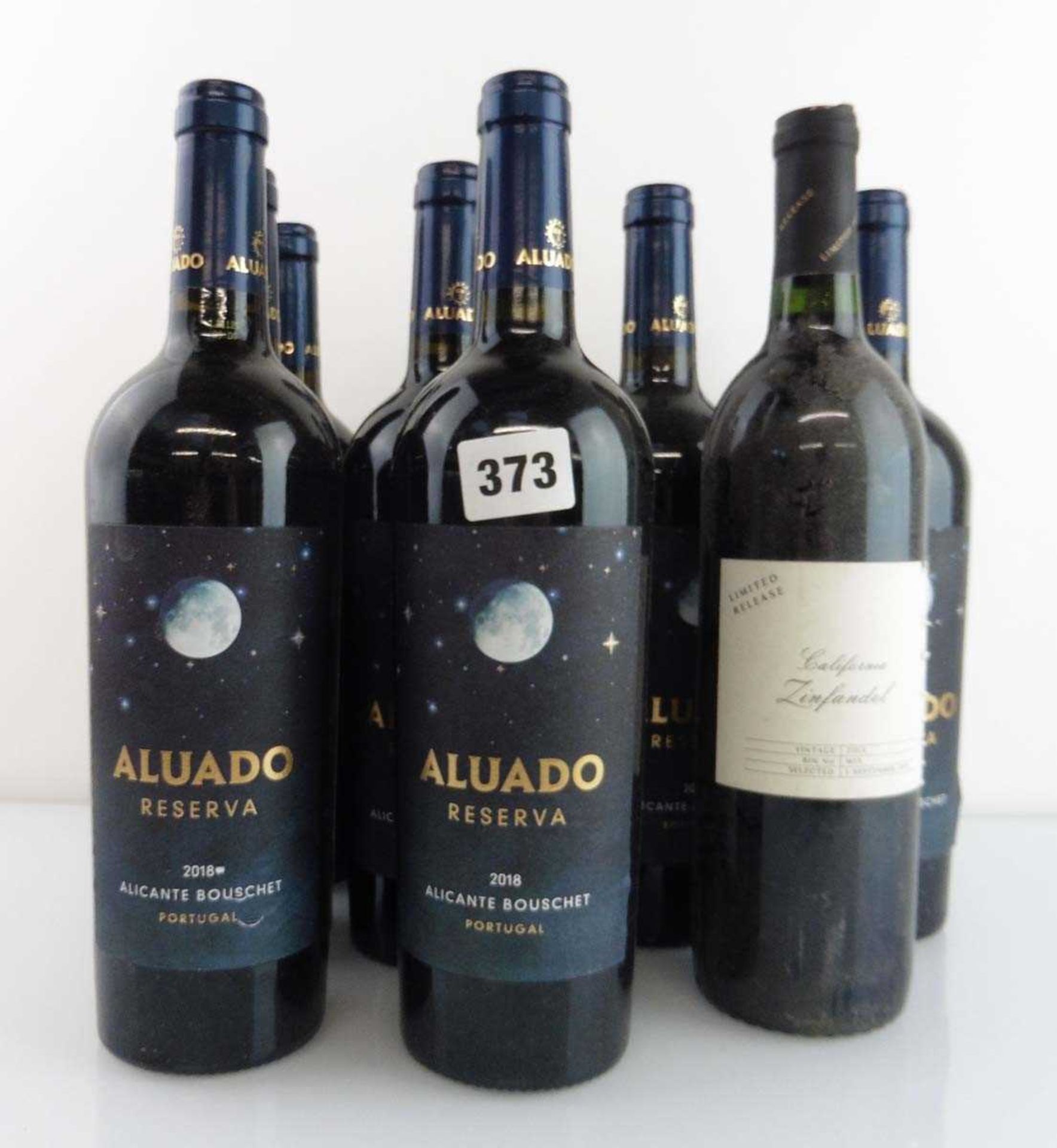 11 bottles, 10x Alicante Bouschet 2018 Aluado Reserva Portugal & 1x California Zinfandel 2013