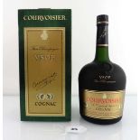 A bottle of Courvoisier VSOP Fine Champagne Cognac with box circa 1980's 1 Imperial Quart 40%