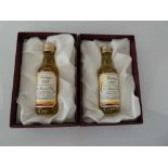 2 Miniatures bottled by Signatory Vintage Scotch Whisky, 1x Carsebridge Distillery (closed in