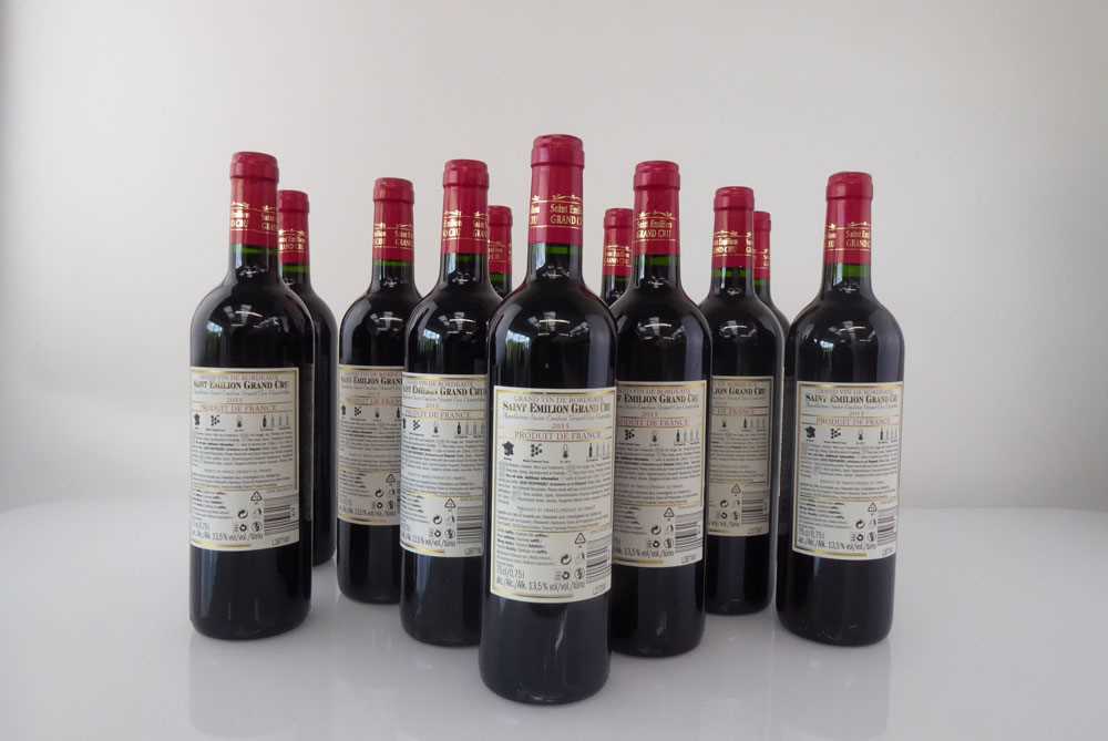 11 bottles of 2015 Saint Emilion Grand Cru Bordeaux - Image 2 of 2