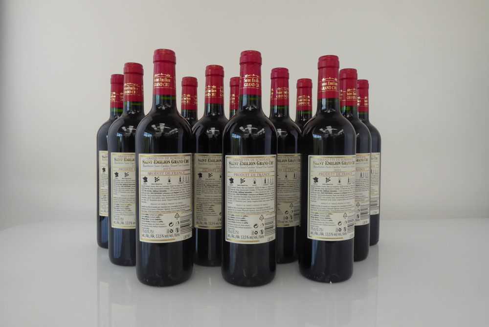 12 bottles of 2015 Saint Emilion Grand Cru Bordeaux - Image 2 of 2
