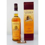 A bottle of The Glenmorangie 12 year old Millennium Malt Single Highland Malt Whisky with box 70cl