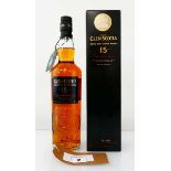 +VAT A bottle of Glen Scotia 15 year old Classic Campbeltown Single Malt Scotch Whisky with box 70cl