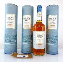 +VAT 3 bottles of Oban Little Bay Single Malt Scotch Whisky with carton Small Cask 43% 70cl (Note