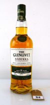 A bottle of The Glenlivet Nadurra 16 year old Single Malt Scotch Whisky Bottled 03/13 Batch 0313W