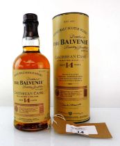 +VAT A bottle of The Balvenie Caribbean Cask 14 year old Single Malt Scotch Whisky with carton 43%