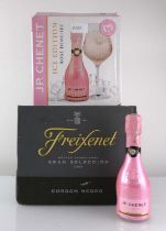 2 boxes, 1x Freixenet Cordon Negro Gran Seleccion Cava 12x 20cl & 1x JP Chenet Ice Edition Rose Demi