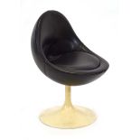 Borje Johanson for Johanson Design, a 1970's 'Venus' chair on a tulip-style base*Sold subject to our