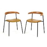 Sir Terence Conran and Conran Design Group, a pair of 1960's steel and beech 'C20' desk chairs *Sold