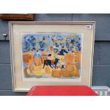 Jean-Jacques Morvan (French, 1928-2005),A bullfight,signed, dated 61 and numbered 8/60,limited
