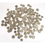 A mixed group of part silver coinage, dated 1921-1946, overall 21.2 ozs (qty)