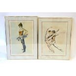 After Donald Hamilton Fraser (1929-2009),A pair of ballerinas in embrace, signed in pencil and