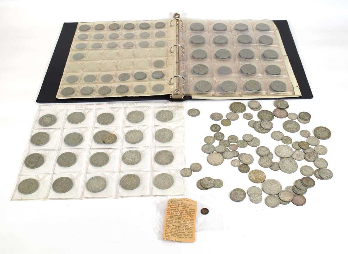 A collection of early 20th century and later British coinage including a selection of part silver - Image 2 of 3