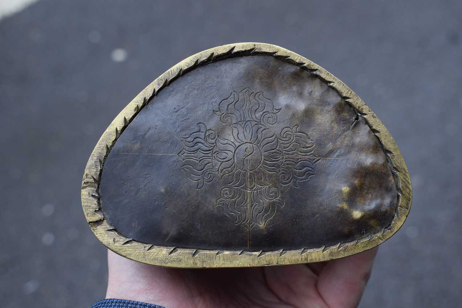 A 19th century Tibetan gilt bronze figure modelled as Tsongkhapa, h. 18 cmSome tarnishing. Base - Image 15 of 28