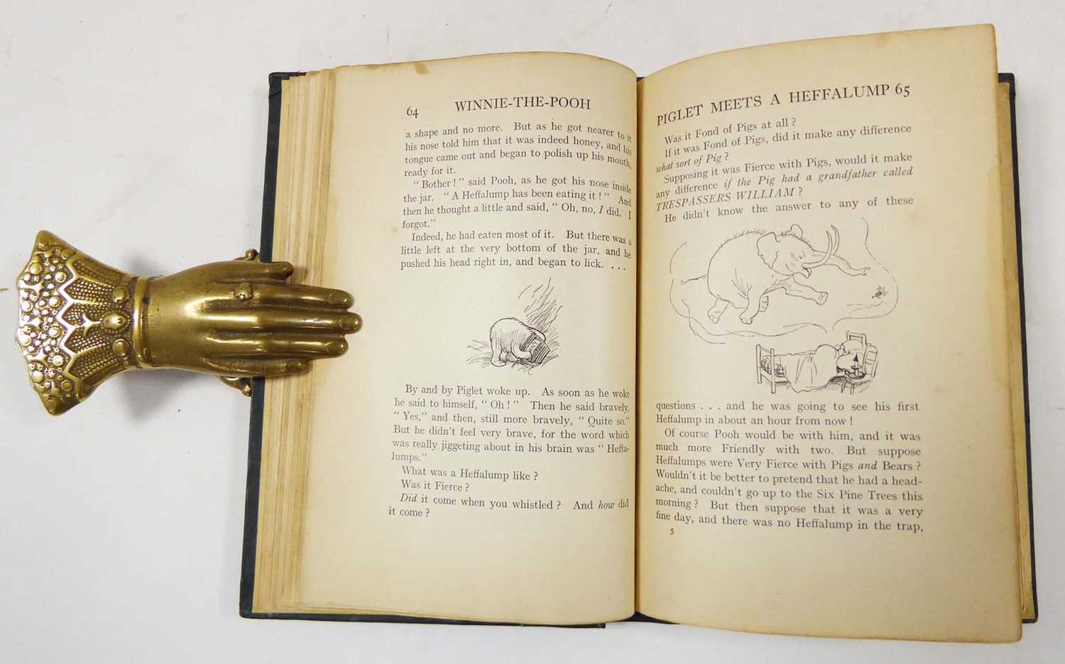 Alan Alexander Milne & Ernest Shepard : Winnie the Pooh, 1926. 1st. Edition. Original green cloth - Image 6 of 7