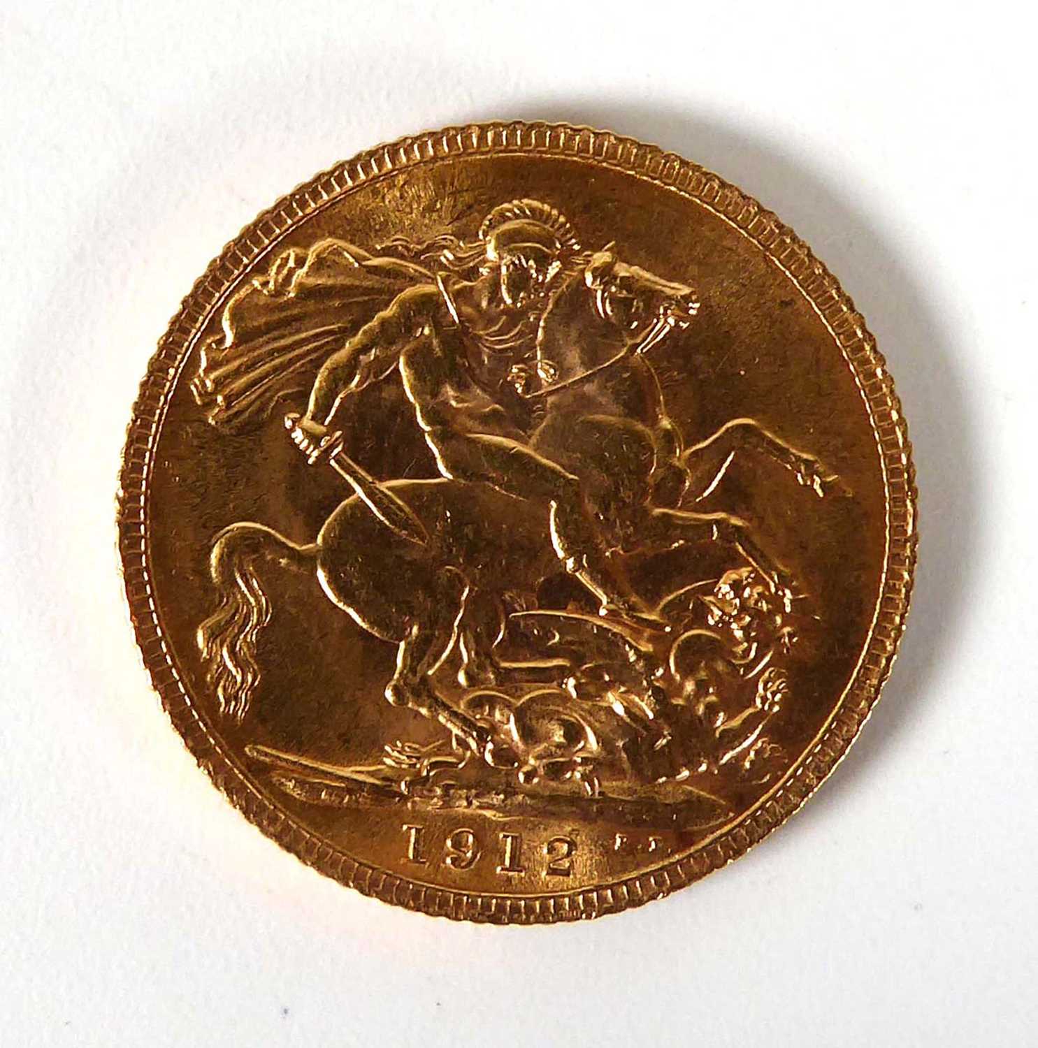 A sovereign dated 1912