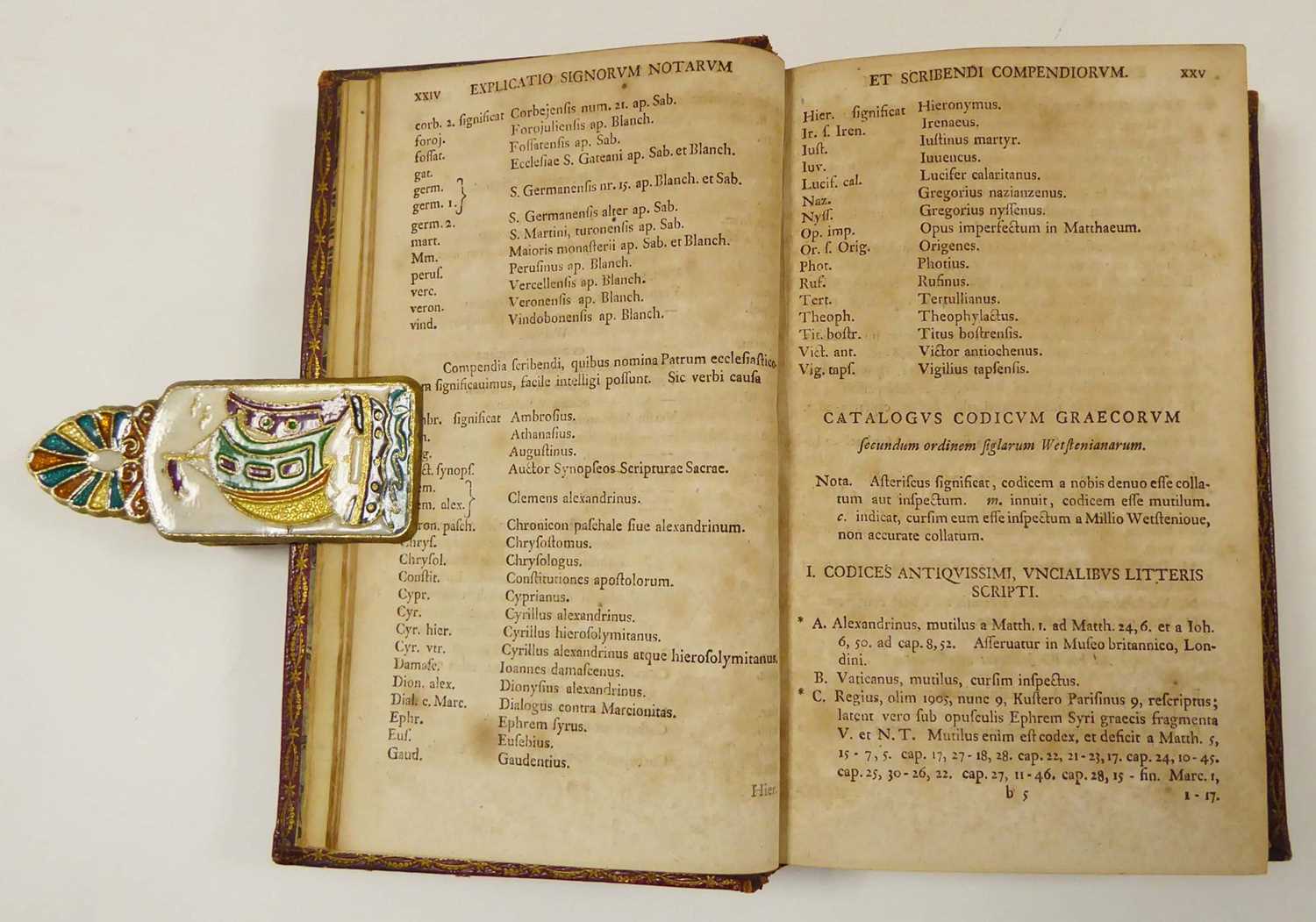 Johann Jakob Griesbach : Novum Testamentum Graece, 1775/7. Textum ad Fidem Codicum Versionum et Patr - Image 2 of 6