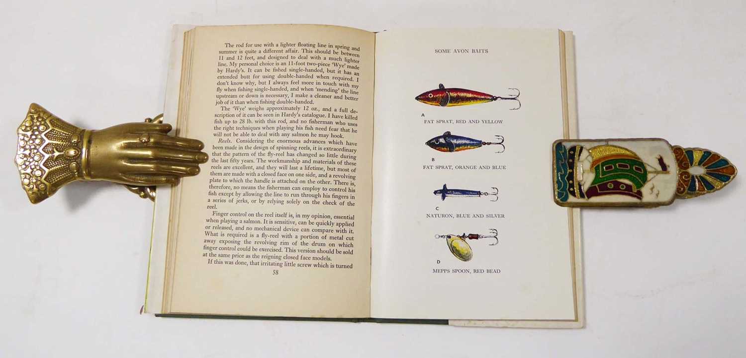 Viscount Grey of Fallodon : Fly Fishing, 1930. 1st. Ed. thus. 8vo. Hb+Dj. Wood engraving - Image 3 of 5