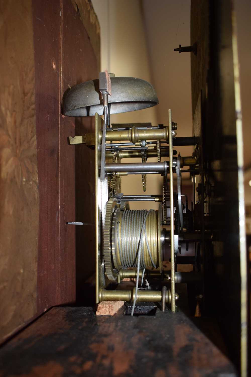 Thomas Taylor of Manchester: a 19th century eight-day longcase clock with a painted face, Roman - Image 5 of 6