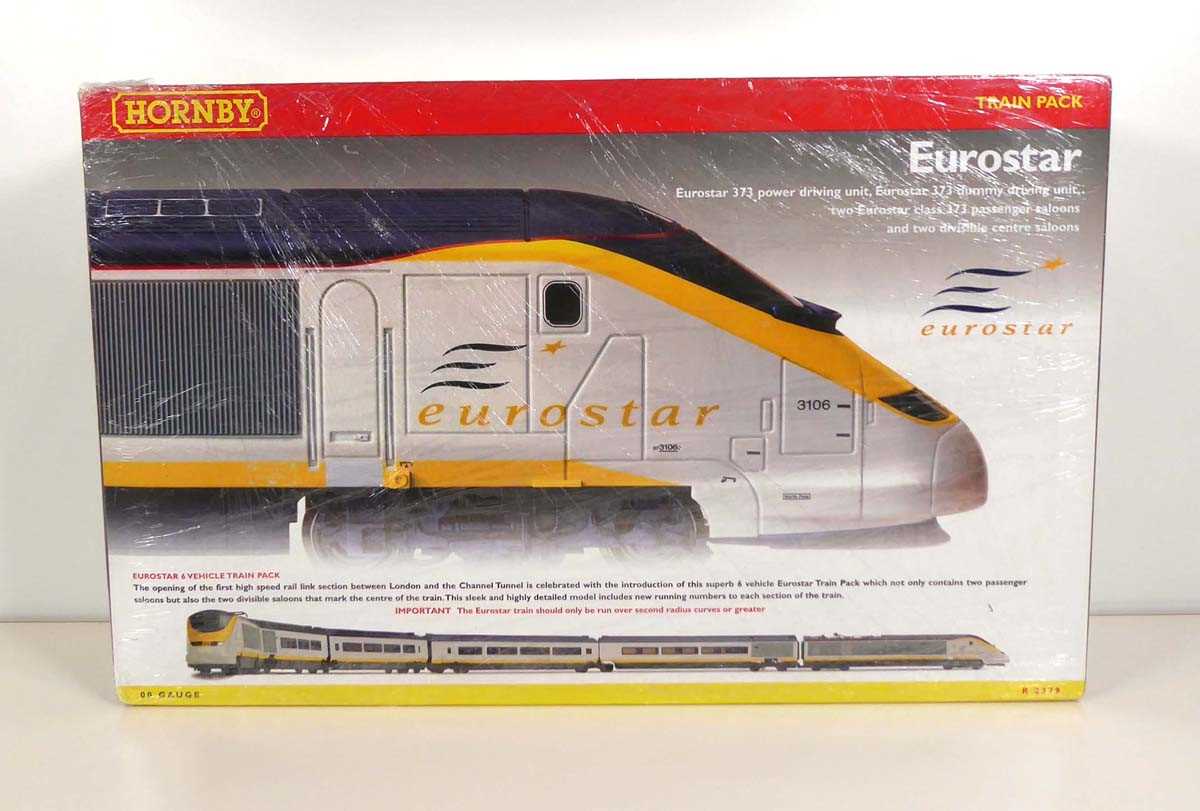 A Hornby OO gauge R2379 Eurostar train pack, boxed