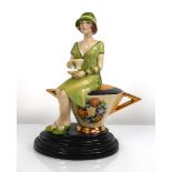 A Kevin Francis figure Young Susie Cooper, Ltd. Ed. 339/900, h. 22cm