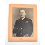 A photograph of Prince Olaf of Norway, signed and dated London 1945