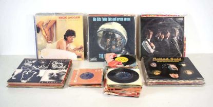 A group of Rolling Stones and associated artists LPs and singles (45 LPs and 60+ singles)