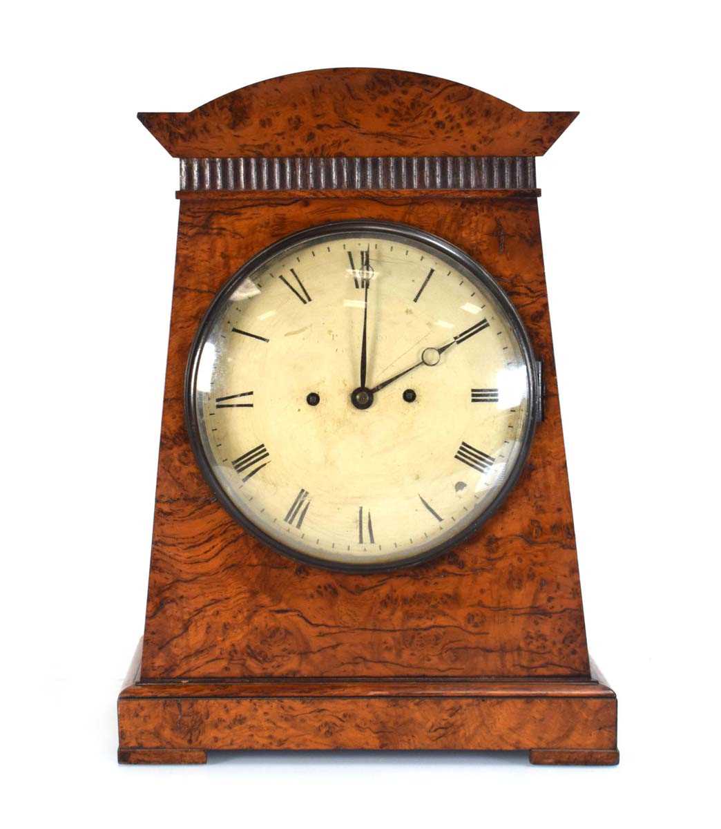 A late 18th/early 19th century bracket clock, the double fusee movement signed 'Pennington