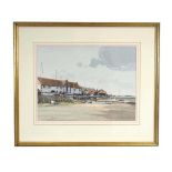 Stanley Orchart (1920-2005), 'Burnham Overy Staithe', signed, watercolour, image 35 x 47 cm