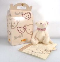 A limited edition Steiff bear 'Jill', boxed and with certificate