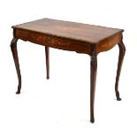 A 19th century French rosewood, strung, marquetry and gilt-metal mounted writing table or 'bureau