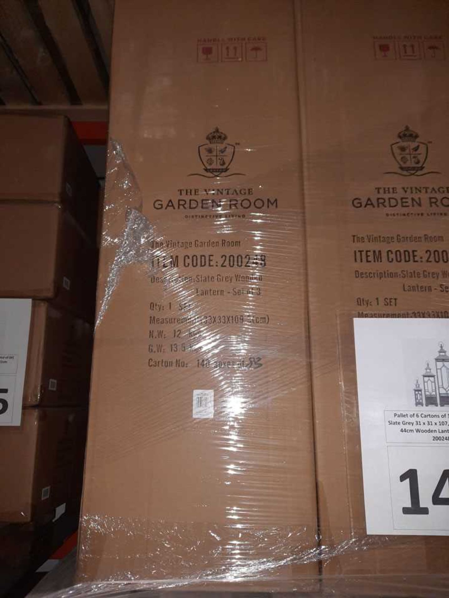 +VAT Pallet of 6 Cartons of 1, (a total of 6) Slate Grey 31 x 31 x 107, 23 x 73, 15 x 15 x 44cm - Image 3 of 3