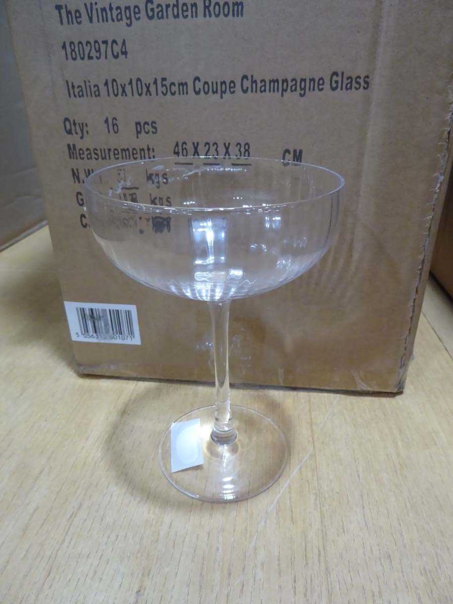 +VAT 2 boxes of champagne glasses - Image 2 of 2