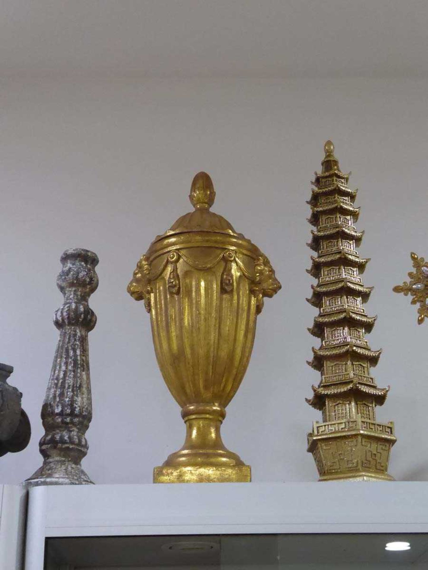 +VAT 19 various gilt and silver finished sculptures and decorations - Image 4 of 6