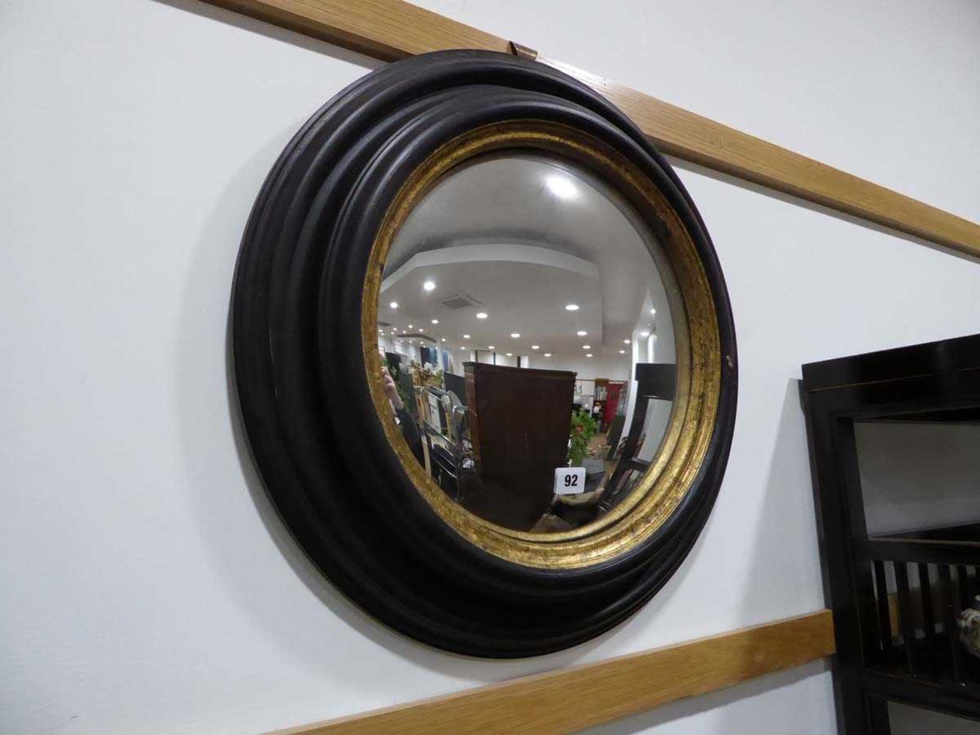 +VAT Graduated pair of circular wall mirrors - Image 3 of 3