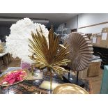 +VAT 3 x large table top sculptures on stands
