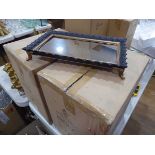 +VAT 2 x boxes of black and gold mirrored stands