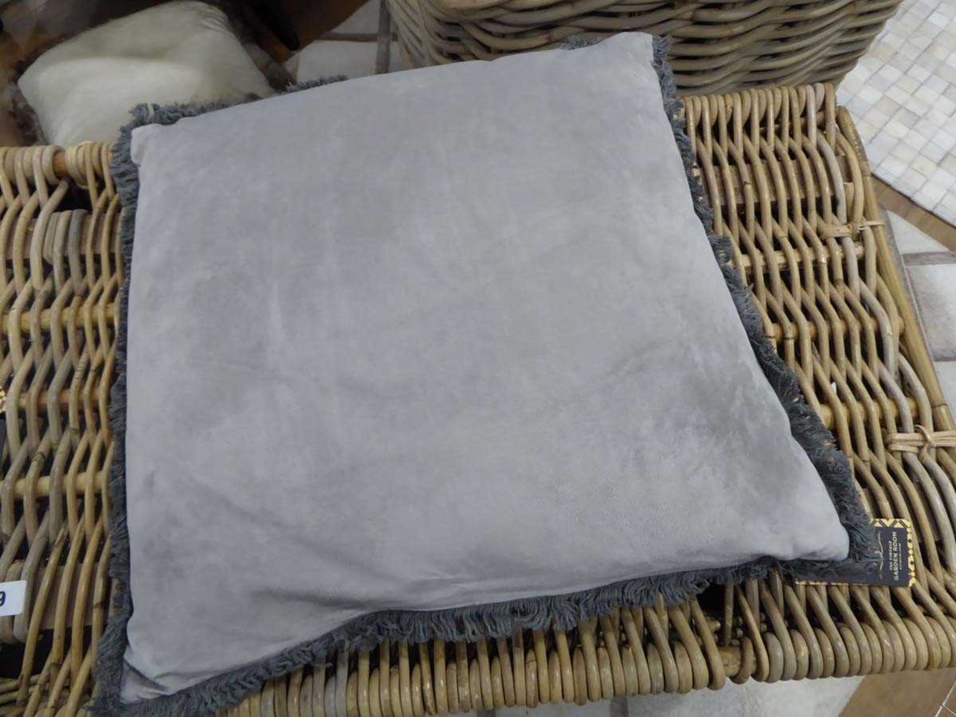 +VAT Quantity of velvet tassel cushions - Image 4 of 5