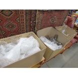 +VAT 3 x boxes of assorted domestic glassware