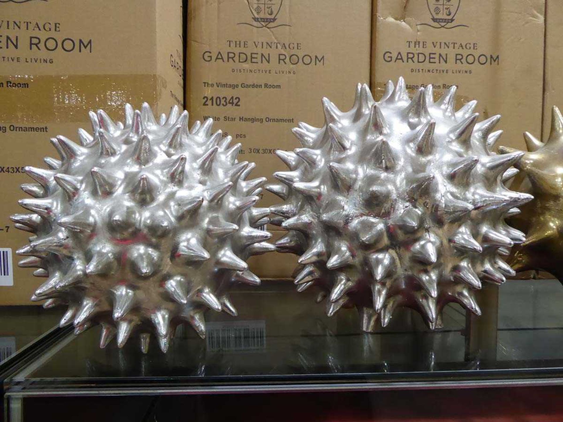 +VAT 6 rounded spiky sculptures - Image 2 of 4