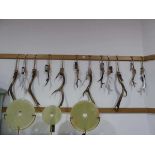 +VAT 19 sets of wall hanging antlers