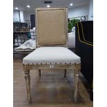 +VAT Distressed single side chair